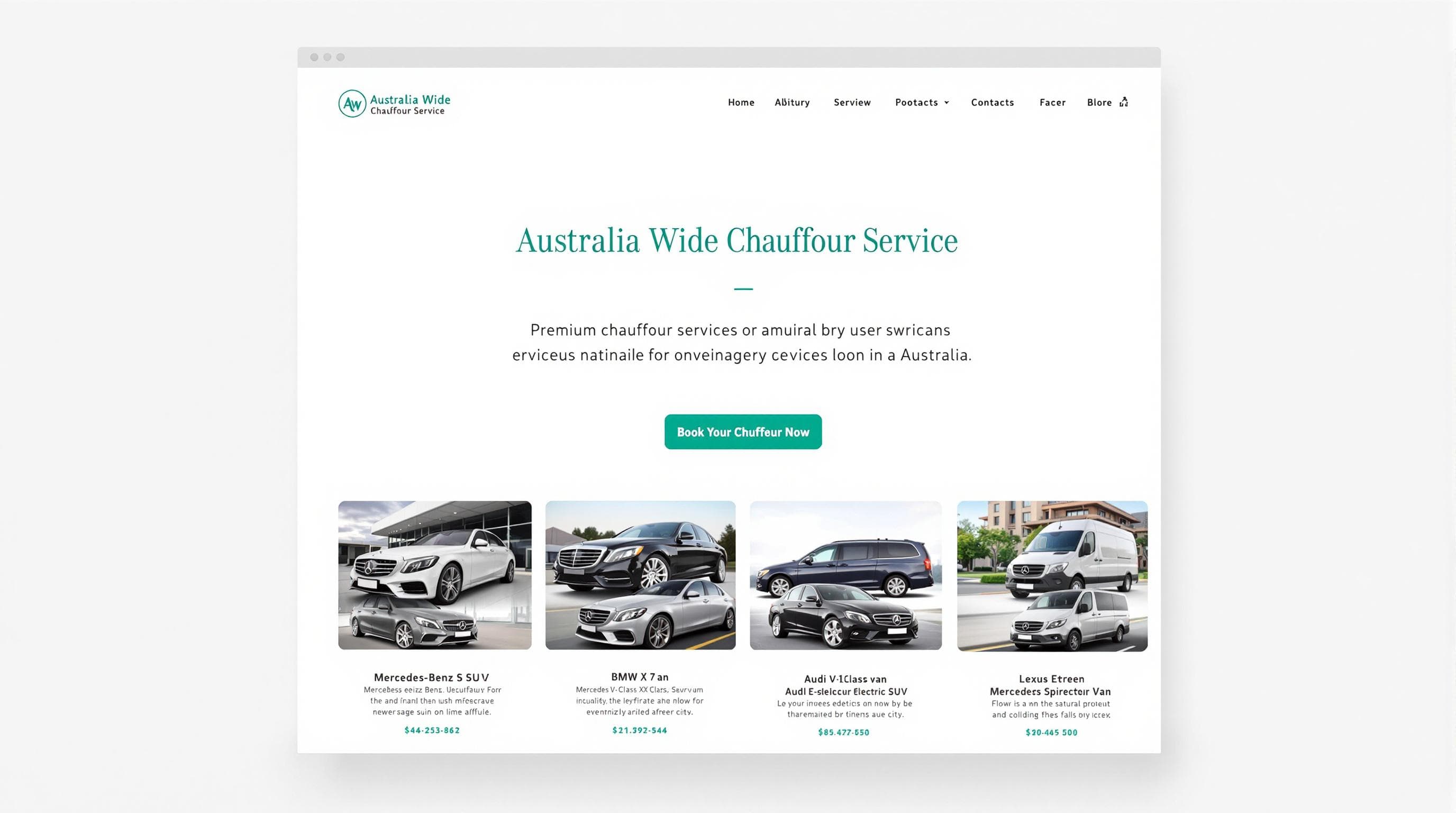 Australia Wide Chauffeur Service